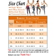 thumbnail image 2 of Women's High Waist Textured Butt Lifting Slimming Workout Leggings Tights Exercise Stretch Trousers, 2 of 6