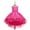 Rose Red, variant on XBASW Baby Toddler Girls Sleeveless Lace Dress Tulle Trailing Princess Dresses Kids Girls Birthday Party Prom Ball Gown Dress 3-14T