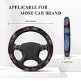 thumbnail image 3 of Cauagu Wings Of A Butterfly Print Car Steering Wheel Cover - Universal Car Accessory for Diverse Cars for Steering Wheel with a Diameter of 14.5"-15", 3 of 7