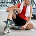 thumbnail image 6 of Athletic Socks Army Camouflage Flag Sport Running Calf Socks Crew Socks for Men Women, 6 of 7