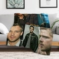 thumbnail image 6 of Max Thieriot Blanket Cool #1 Throw Blankets Ultra Soft Flannel Lightweight Throws for Couch, Bed, All Seasons Use 30""*40""（76 * 100cm）, Style, 6 of 6