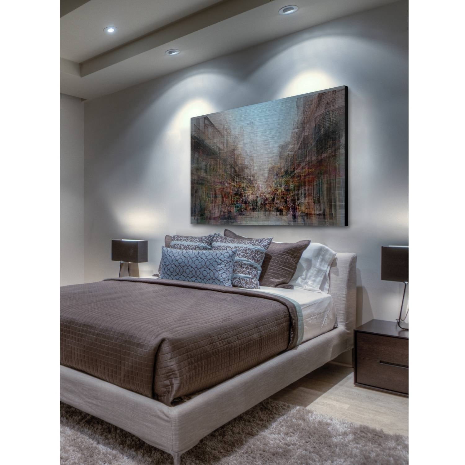"French Origins" Painting Print on Brushed Aluminum