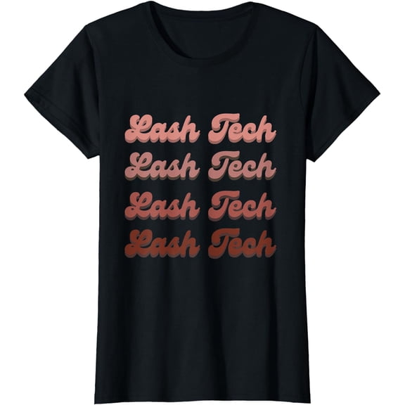 Lash Tech Lash Technician Retro Lash Tech T-Shirt