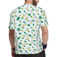 thumbnail image 2 of Wukai Pineapple Print Men's Short-Sleeved Mesh T-Shirt,Quick-Dry Short Sleeve Workout T-Shirt-4X-Large, 2 of 8