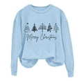 thumbnail image 1 of EHQJNJ Chandails en Molleton à Col Rond pour Femmes Maman Manches Longues de Noël Col Rond Mode Décontractée Hiver et Automne Pull Chandails en Molleton pour Femmes Graphique Tendance Automne, 1 of 3