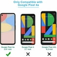 thumbnail image 2 of for Google Pixel 4A (NOT FIT Pixel 4A 5G) Wallet Case Phone Case Hybrid 2-Tone Wallet Kick stand Card Pocket Pouch Screen Flip Cover (Teal), 2 of 4