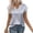 Light Gray, variant on Satingcolo Womens Shirts Silk Satin Blouses V Neck Summer Shirts Cap Sleeve Business Casual Dressy Spring Summer Clothing Dark Green XL