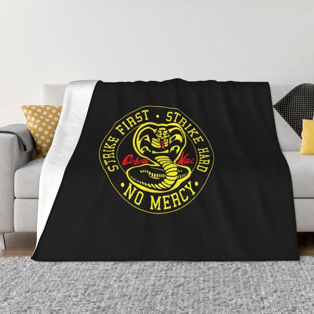 Manta suave Cobra Kai para sofá, mantas y mantas mullidas y esponjosas para cama, sofá, manta navideña gruesa y cálida, regalo de decoración para mujeres y hombres, 50 x 60, manta de microfibra ultra