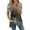 Dark Gray, variant on Womens Plus Size,Women Fashion Solid Color Casual V-Neck Short Sleeve Loose T-Shirt Tops