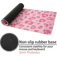 thumbnail image 3 of Pink Leopard Gaming Mouse Pad for Desk, Kawaii Extended Large Leopard Print Mouse Pad, Pink Mousepad XL, Cute Cheetah Mouse Pad, Long Big Mouse Mat, Leopard Decor Stuff Accessories, 31.5 X 11.8 Inch, 3 of 5