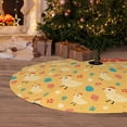 thumbnail image 2 of Cauagu 36" Christmas Tree Skirt Flowe Chicken Pattern Christmas Tree Decorations Tree Mat for Xmas Decorations Occasion Holiday Home Decor -36", 2 of 7