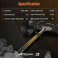 thumbnail image 5 of maXpeedingrods Rear Drive Shaft Propshaft Driveshaft Assembly for Subaru Outback H4 H6 2.5L 3.0L 2005-2009 Manual Trans Replace# 27111AG14A | 936-950, 5 of 9