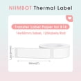 thumbnail image 3 of NIIMBOT Labels 0.55"x2"(14x50mm), Label Paper Only for N1 Label Maker 1 Roll of 125Pcs(White), 3 of 6