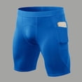 thumbnail image 2 of Guitiannn Men Compression Shorts Running Spandex Underwear with Pockets Workout Gym Athletic Sports Tight Shorts Men Casual Wear Mens Running Shorts Pockets Territory Ahead Mens Vest M Apparel Mens, 2 of 4