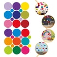 thumbnail image 3 of unbranded 1Set Assorted Color Polka Dots Wall Stickers PVC Durable Self Adhesive Removable Wall Decals, 3 of 8
