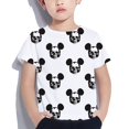 thumbnail image 1 of Serie de Disney Mickey Mickey Mouse ropa animada camiseta adecuada para niños y niñas casual 2022 verano ropa para niños 140 heqiyong CONDUJO, 1 of 2