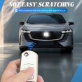 thumbnail image 3 of Key Fob Cover Compatible with Mazda 3 6 8 CX-3 CX-5 CX-7 CX-9 Miata MX-5 RX-8 Keychain Case Holder Protector,Gold-white, 3 of 6