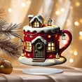thumbnail image 1 of Adorno Navideño Acrílico Santa Ornamento Decorativo 2D Navidad Escritorio Regalo Único para Niños y Familia Adecuado para Fiestas Navideñas Decoración Doméstica Oficinas Estilo A, 1 of 8