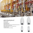 thumbnail image 4 of Air Hose Fittings, Air Coupler Kit High Temperature Resisitant 6 Locking Balls  For Air Conditioning Maintenance, 4 of 8