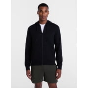 Athletic Works Men's and Big Men's Zip Up Fleece Hoodie Sweatshirt, Sizes XS-4XLT