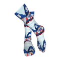 thumbnail image 4 of Kdxio Cute Gnomes in USA Funny Silky Novelty Funky Long Knee High Socks Soft 3D Print Cosplay Crazy Stockings for Men Women, 4 of 8