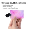 thumbnail image 3 of PAYOHTO Luggage Tags for Suitcases Texture Bright Pink Spray PVC Lable for Travel Bag, 3 of 7