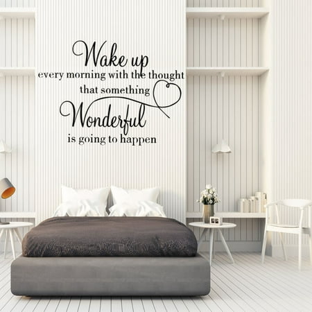Wake Up Wonderful Cartoon Animals Music Wall Decals Diy Wall Sticker Home Decoration Bedroom Living Room Removable Decal Art