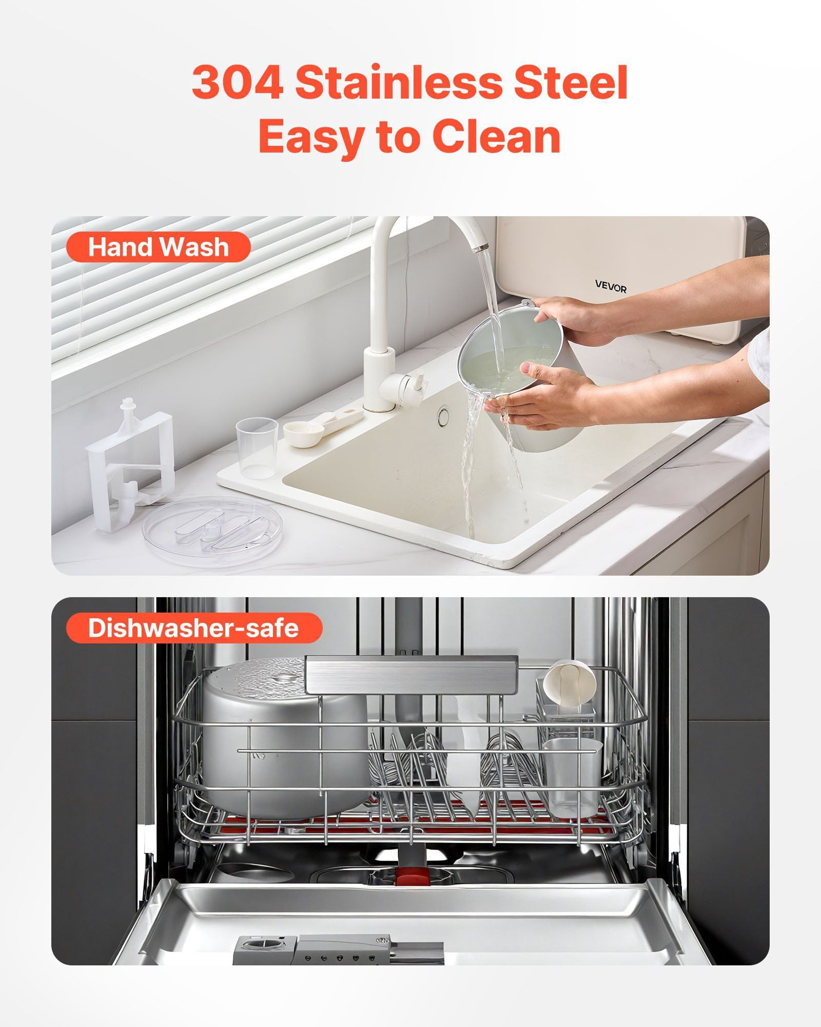 2 Quart Automatic Ice Cream Maker with Built-in Compressor, No Pre-Freezing, 3-in-1 Modes for Ice Cream, Cooling and Mixing, 150W Motor, Smart Protection, Easy Disassembly and Cleaning