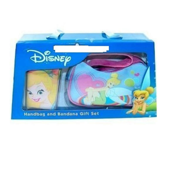 Disney Tinkerbell Fairy Bag & Bandana Gift Set, New