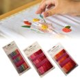 thumbnail image 3 of Trayknick 12Pcs/Pack Embroidery Thread Good Toughness Gradient Series Multi-color Strong Unfading Wear-resistant Cotton Rope Bracelet Making String Cross Stitch Floss Household Supplies Red, 3 of 13