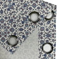 thumbnail image 4 of Ambesonne Orient Grommet Curtain, Moroccan Oriental, 50" x 96", Vermilion Indigo, 4 of 6