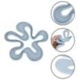 thumbnail image 3 of Unique Bargains 1 Pc Reusable Flower Silicone Coaster Blue, 3 of 5