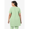 thumbnail image 3 of Roaman's Women's Plus Size Two Pocket Soft Knit Swing Tunic, 3 of 6