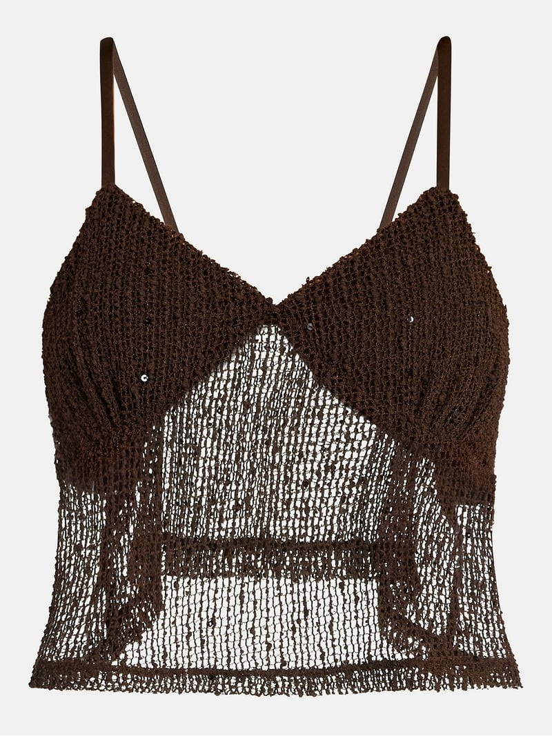 No Boundaries Sequin Top Coverup, Women's XXS-XXL - Walmart.com