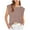 Coffee-02, variant on HADST Women's Cap Sleeve Tank Top Casual Summer Striped Tops Loose Fit Basic Round Neck T-Shirt