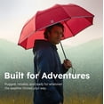 thumbnail image 6 of Weatherman Collapsible Travel Umbrella 40 Inches (Navy Blue), 6 of 7