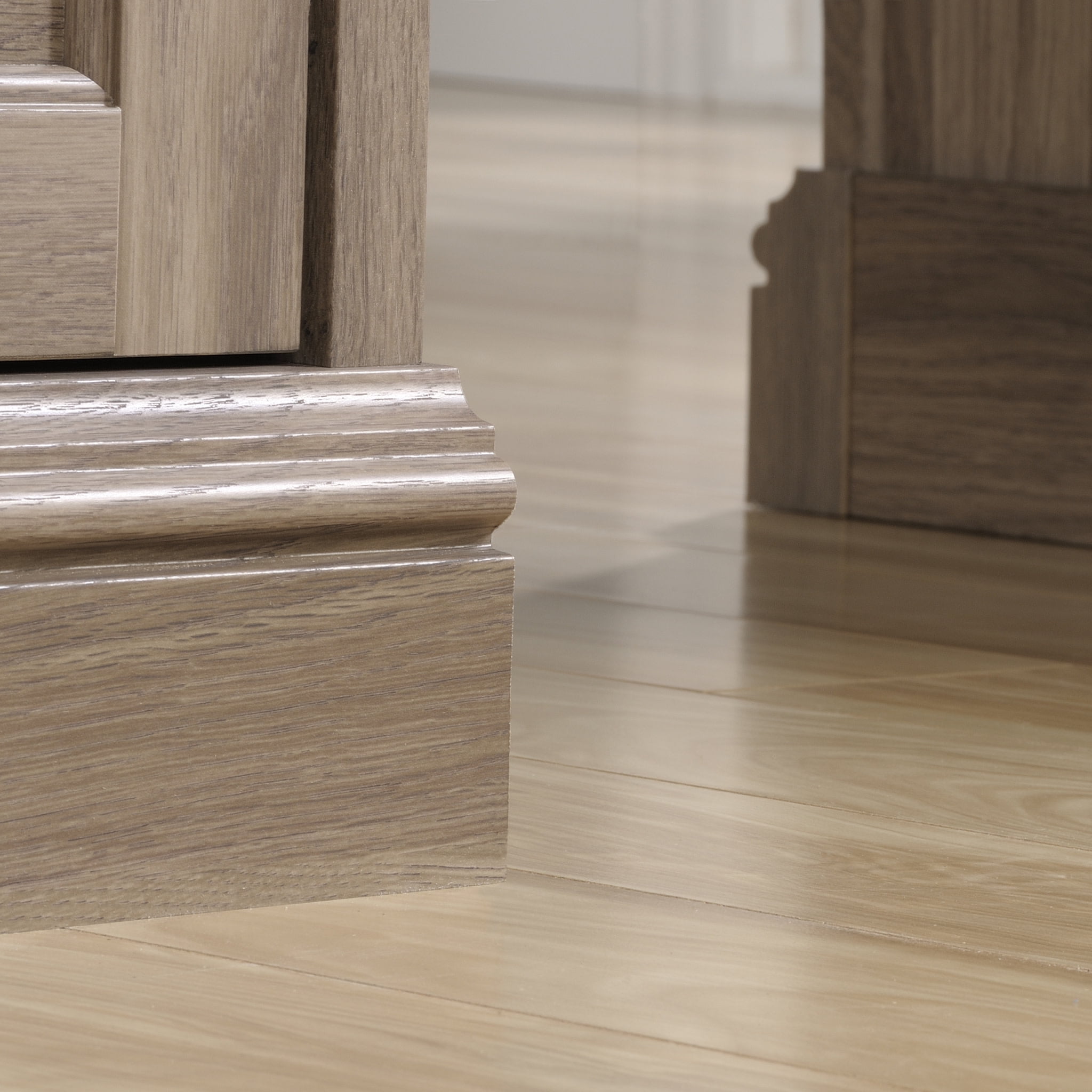 Sauder Barrister Lane Executive Desk, Salt Oak Finish