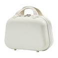thumbnail image 1 of Bolsa de maquillaje de viaje, neceser portátil para artículos esenciales Blanco, 1 of 9