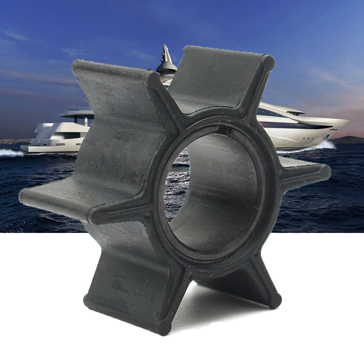 Water Pump Impeller For Tohatsu Mercury Nissan 25/30/40HP Outboard 345-65021-0 