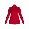 thumbnail image 2 of Time and Tru Women's Rib Turtleneck Sweater, Lightweight, Size XS-XXXL, 2 of 5