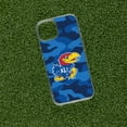 thumbnail image 2 of Kansas Jayhawks HD Phone Case Compatible with Apple iPhone 15 Pro Max (Camo) by Affinity Bands, 2 of 3
