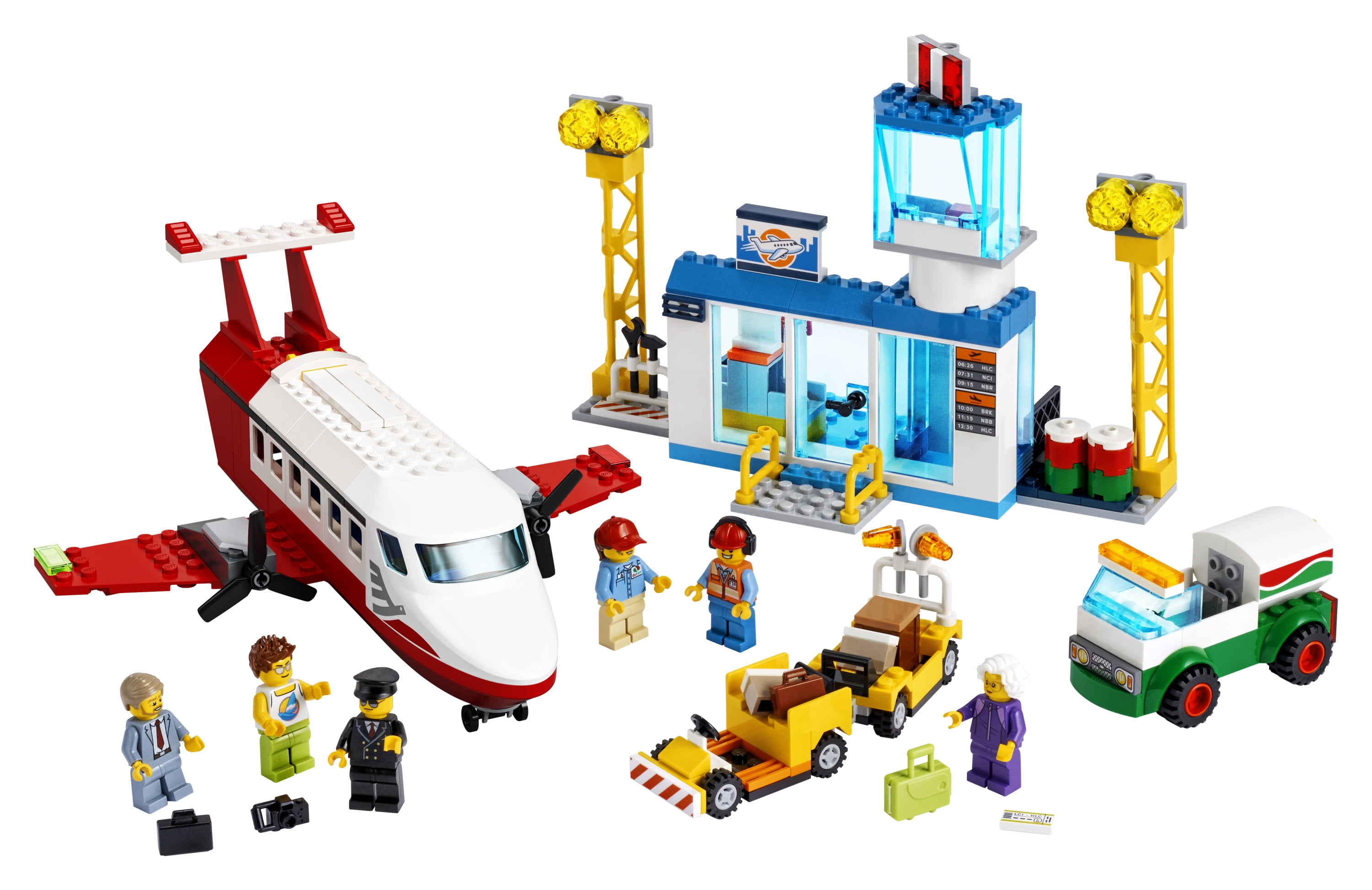 LEGO train station ticket desk bus station airport check in booking 