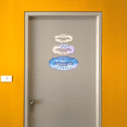 thumbnail image 2 of Victorian Plus Please Let Us Know If The Bathroom Needs Attention Door or Wall Sign | Colorful Business Signage (Pastel Purple) - Medium, 2 of 8