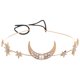 thumbnail image 1 of Tiara geométrica con perlas, diadema de luna, estrella y luna, accesorio elástico para el cabello para disfraz de diosa, ideal para festivales, Halloween, fiestas de cosplay, 1 of 8