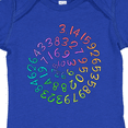 thumbnail image 4 of Inktastic Pi Day Pi Numerals in Rainbow Spiral Boys or Girls Baby Bodysuit, 4 of 5