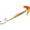 UV Copper/Chrome/Fire Orange, variant on Macks Lure Double Whammy Kokanee Pro