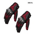 thumbnail image 2 of Eigraketly Paquete de 2 guantes para motocicleta, guantes cómodos de malla portátiles, Protector de manos inastillable, deporte antideslizante para Ciclismo Rojo SG Eigraketly OD027625-03, 2 of 6