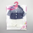 thumbnail image 2 of Camisa De Mezclilla Pantalones De Encaje Traje De Ropa Con Percha Para Mu?eca De 18 " Sunnimix Traje de pantalones de camisa de muñecas, 2 of 4
