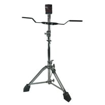 Zenison Bongo Drum Stand - Heavy Duty Chrome Double Braced Adjustable Percussion