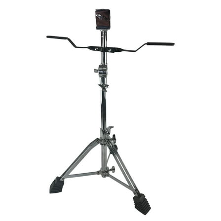 Zenison Bongo Drum Stand - Heavy Duty Chrome Double Braced Adjustable Percussion